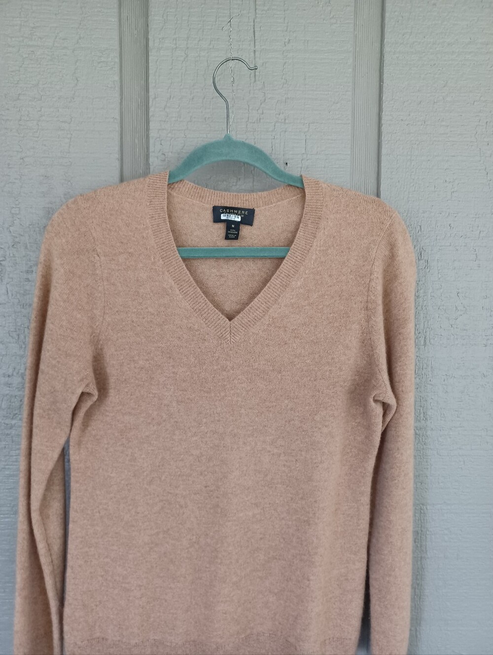 Charter Club Cashmere Sweater Size M Women Preppy Long Sleeve V Neck Pullover - Picture 2 of 11